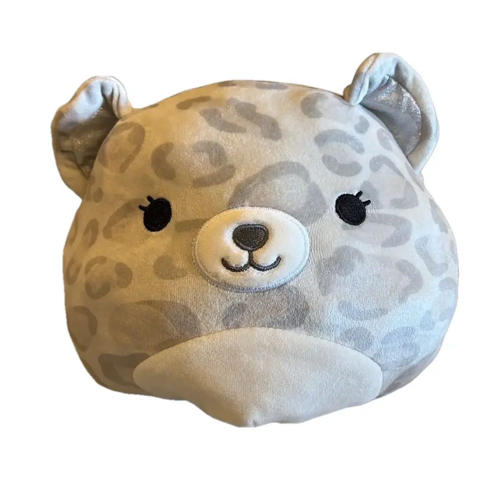 Squishmallows Flip-A-Mallows Mischa Pink Panda & Dohna Gray Leopard Panda 8”